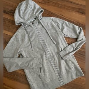 NWT Boody Bamboo sustainably made Gray Zip-Up Hoodie size XS women’s
